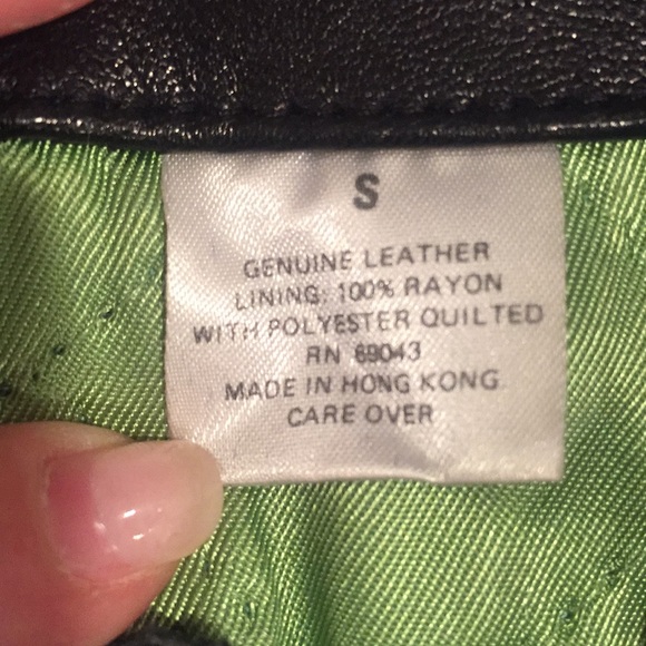 Vintage genuine leather car coat rayon lined - Picture 2 of 4